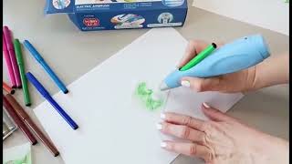 DŁUGOPIS DO MALOWANIA DLA DZIECI AEROGRAF Z WKŁADAMI screenshot 4