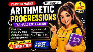 Arithmetic Progressions (AP) Full Explanation | Formulas, Tricks & Questions | Class 10 Maths