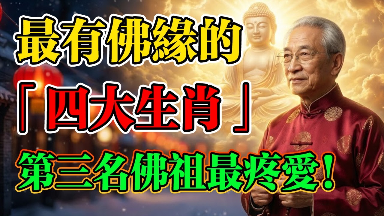 南懷瑾：最有佛緣的「四大生肖」！此生註定有佛菩薩保佑，家裏有一個，全家三代都不愁沒福報！#南懷瑾 #因果 #生肖運勢 #改命 #佛學智慧 #十二生肖 #生肖牛 #生肖羊 #生肖兔 #生肖馬