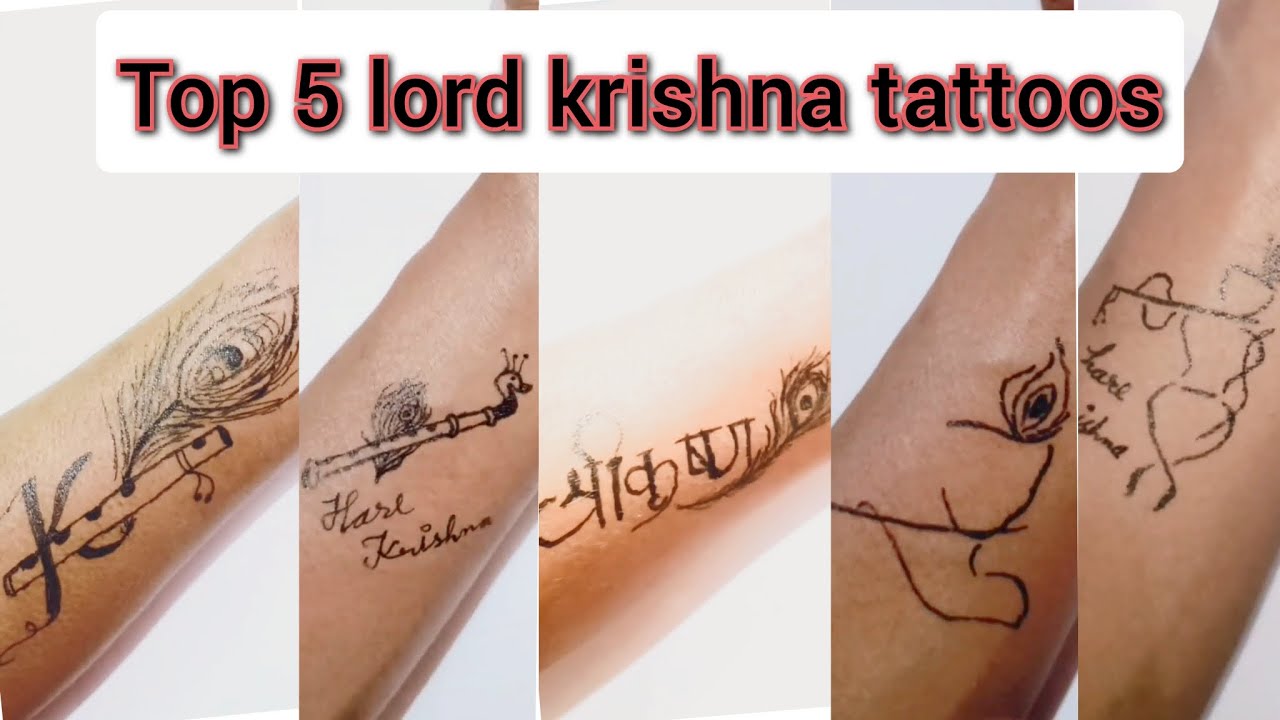 Top 5 lord krishna tattoos|best lord Krishna tattoos|krishna tattoo designs on hand
