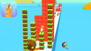 MAX LEVEL in Cube Surfer! 🍔🏄‍♂️ BIG UPDATE!! All Levels - iOS, Android Gameplay (Levels 8 - 9)