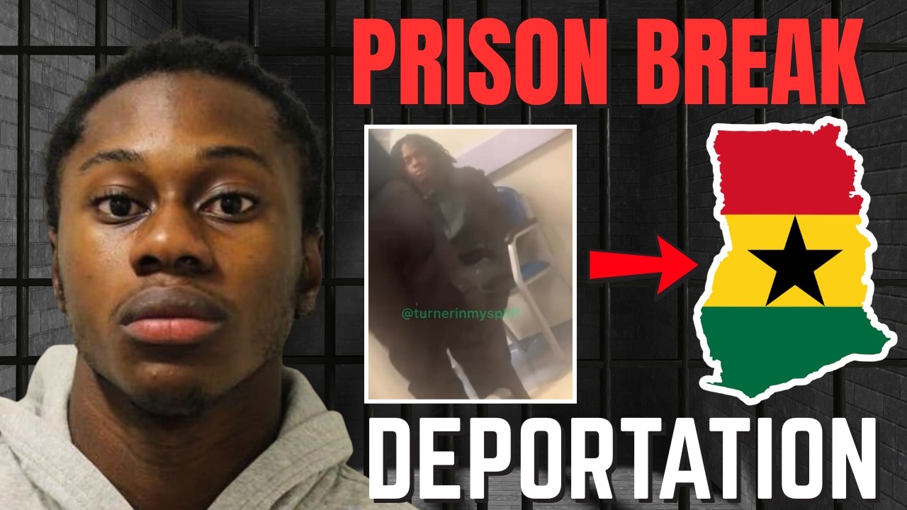 Причина побега Dsavv #OFB из тюрьмы печальна... Его депортируют в Гану (реальные кадры)
