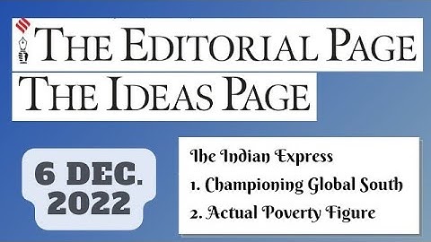 6th December 2022 | Gargi Classes The Indian Express Editorials & Idea Analysis | By R.K. Lata