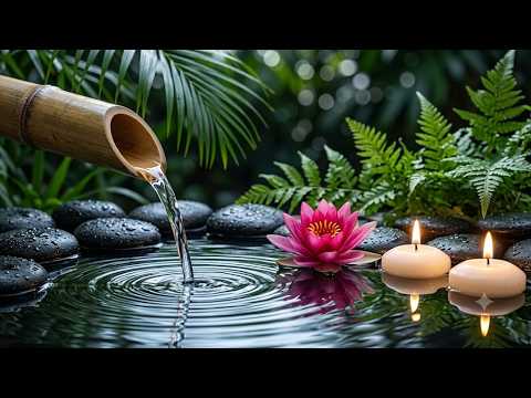 Peaceful Piano & Water Sounds 💧 Relaxing Music for Sleep, Study, Meditation & Complete Stress Relief