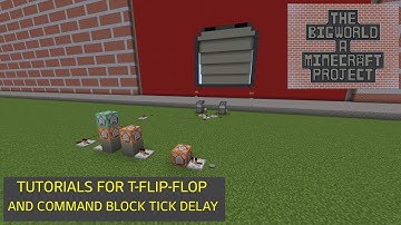 "Murdock Command Timer" Command Block Tick Delay W/ NO SCOREBOARD Or Entities & T Flip Flop Tutorial