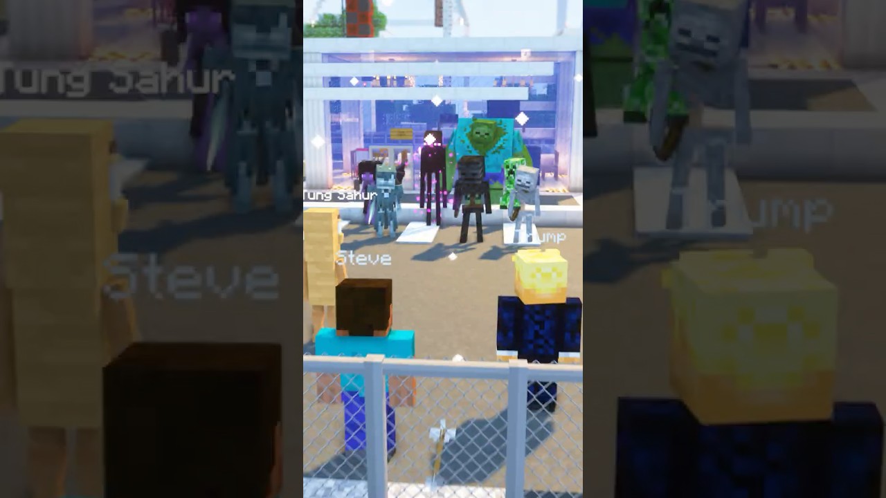 МОБЫ НАПАЛИ НА СТИВА, но на ПОМОЩЬ пришли ОНИ! 