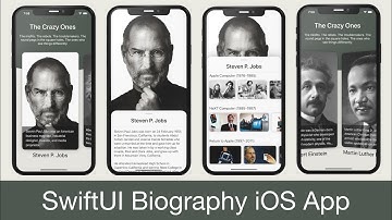 SwiftUI Speed Code - The Crazy Ones Biography iOS App