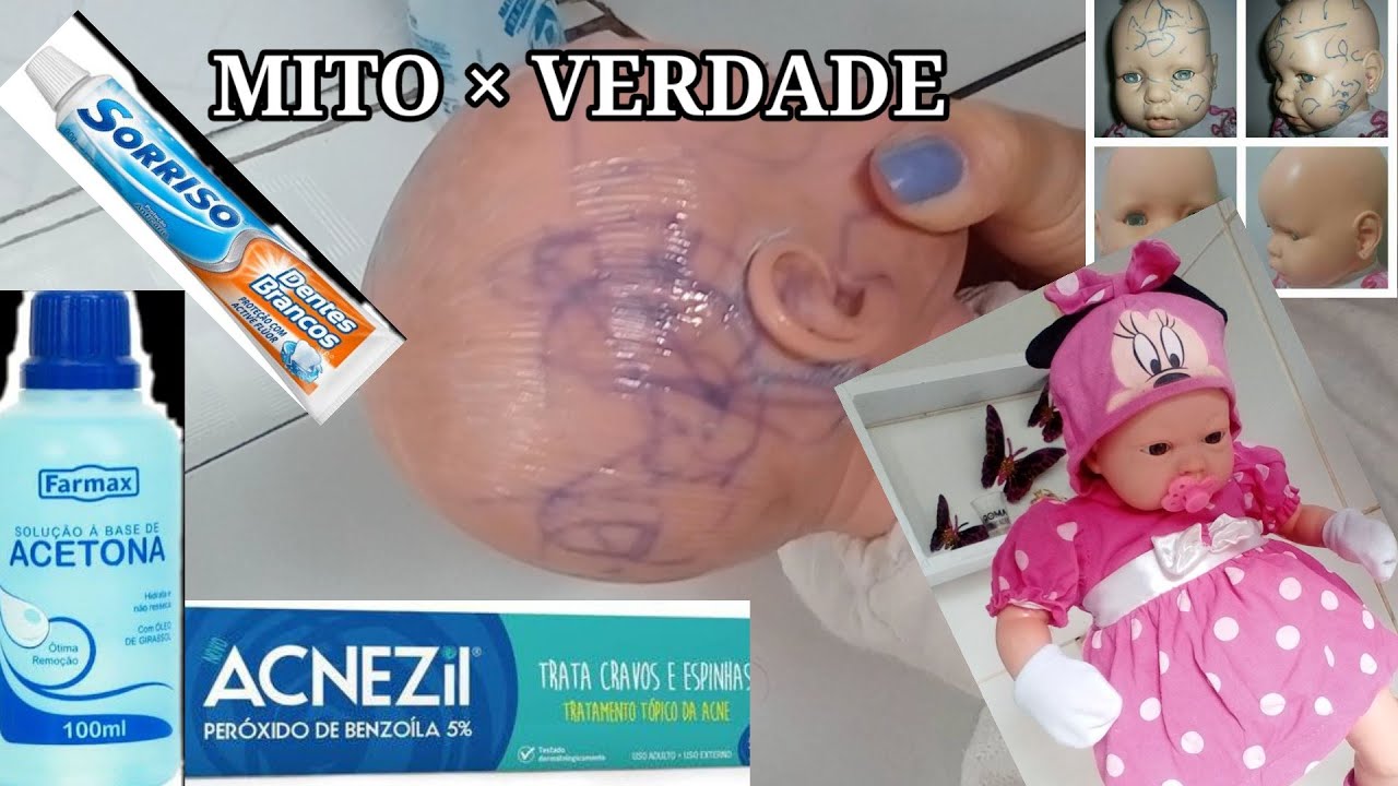 como tirar mancha de caneta da Boneca