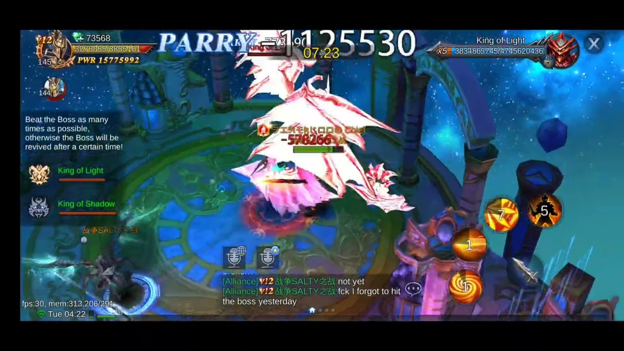 Goddess Primal Chaos- Lv145 warrior solo lv22 twins