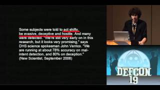 DEFCON 19 (2011) - Why Airport Security Can't Be Done FAST