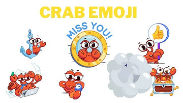 Telegram 🦀 emoji Challenge #Apple #Samsung #Google #htc #lg #Facebook #whatsapp #telegram #emoji