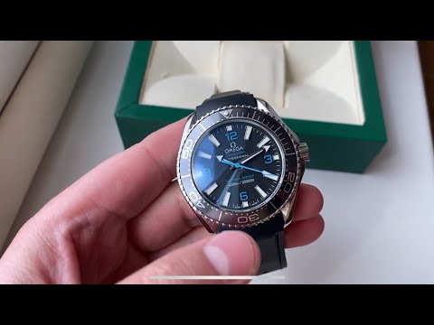 Мужские часы Omega Seamaster Ultra Deep AAA наручный механический на каучуковом ремешке, видео 1