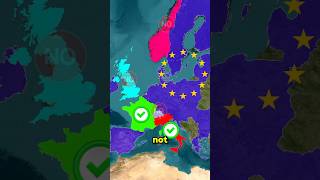 Difference between Europe, European Union and NATO! 🇪🇺 #history #facts