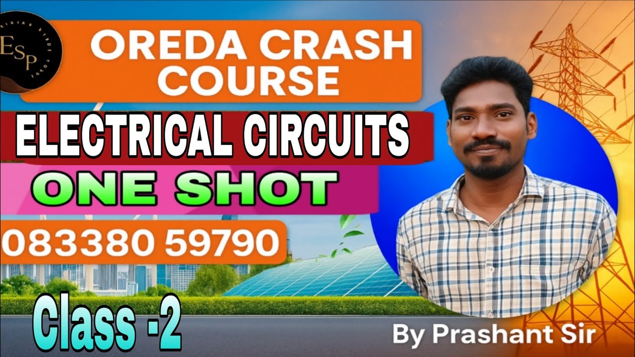 Crash Course for OREDA Technician Exam 2025🎯CLASS-2 | MCQs Theory&Tips OREDA Syllabus Based