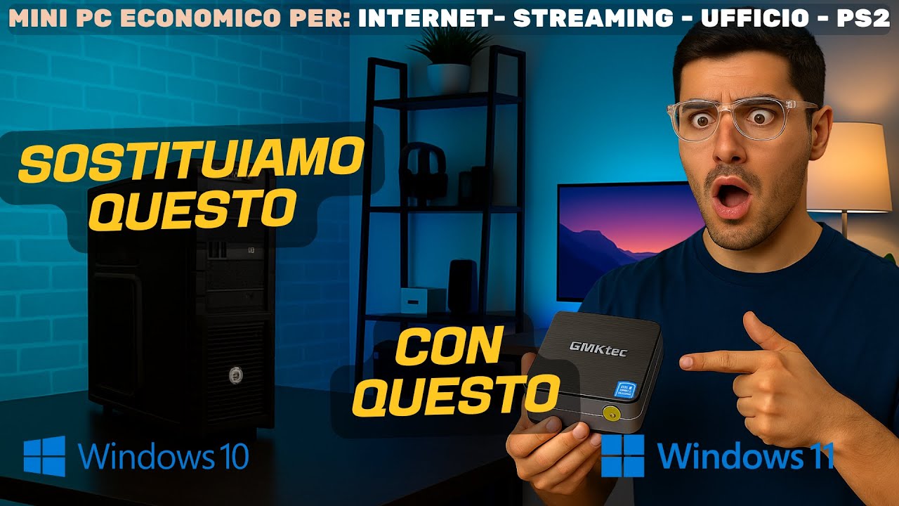 💻 GMKtec NucBox G2 – Il miglior mini PC Economico per Ufficio, Streaming e Gaming? 🎮