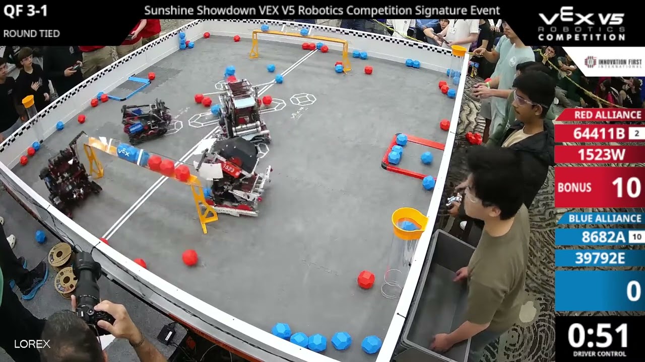 Sunshine Showdown : Default Division - QF #3-1 - 64411B & 1523W vs 8682A & 39792E - Auton + Driver