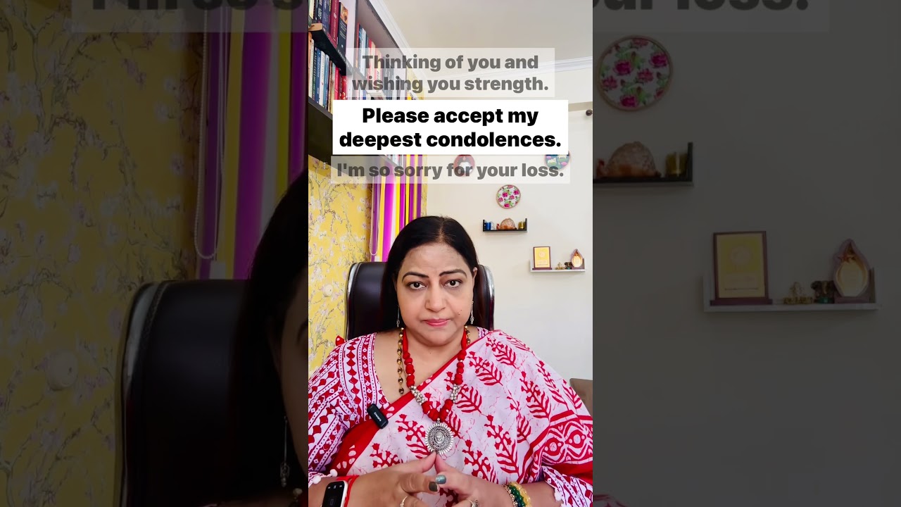 What to say to express condolences 