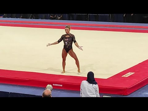 Jade Barbosa 🇧🇷 - Floor - Angle 2 - Paris World Cup 2023