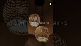 The Design Hive| Simple do's and don'ts! #shorts #interiordesignmumbai