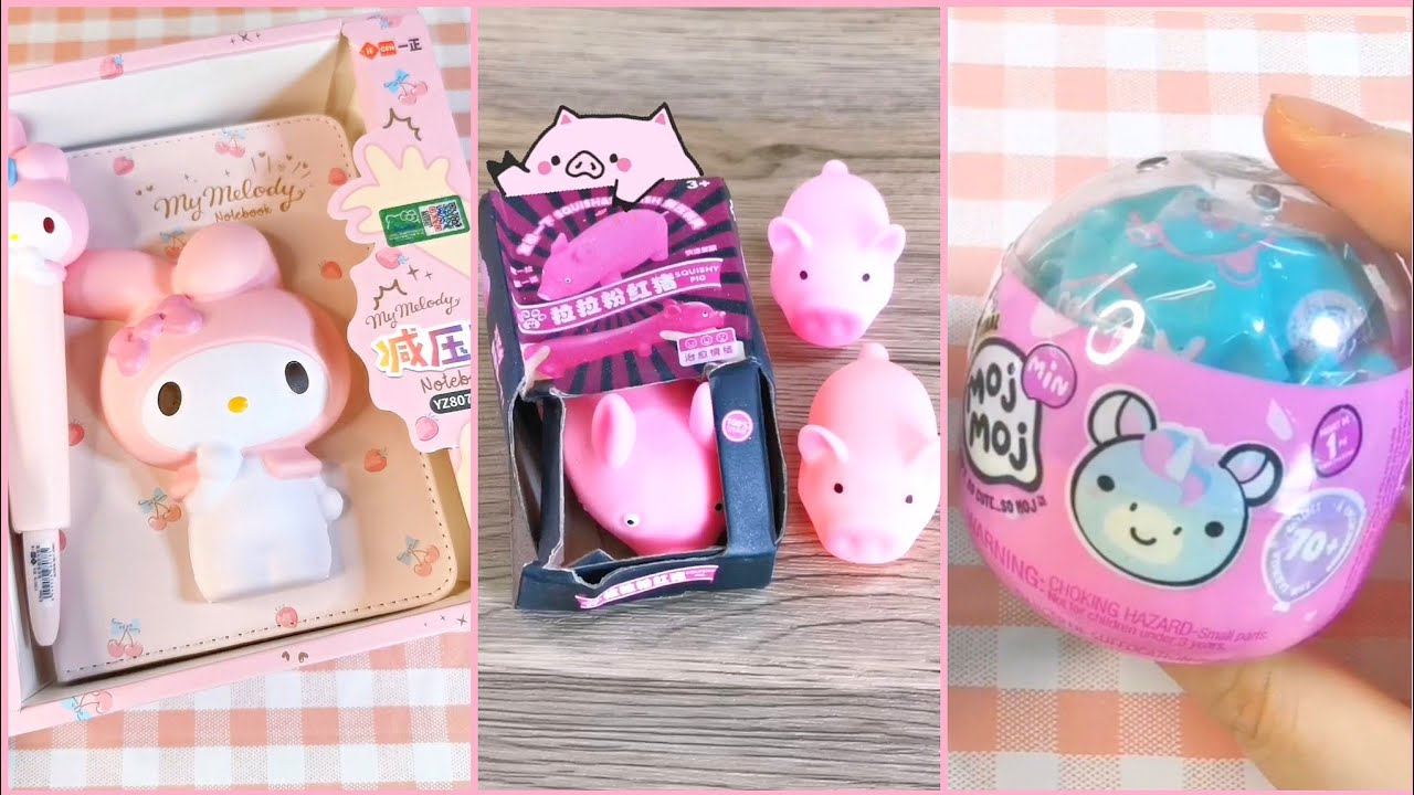 Interesting & Cute Squishy Squeeze Compilation | ASMR Unboxing ...