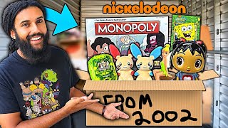 I Bought A Entire Nickelodeon Collection Out Of An Abandon STORAGE LOCKER!.. *NOSTALGIA MYSTERY BOX*