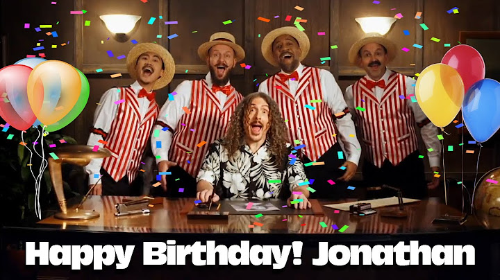 Happy Birthday! Jonathan
