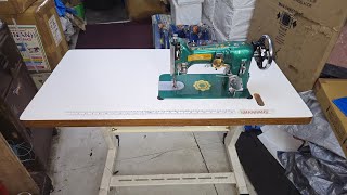 how to attach Table to industrial sewing machine stand