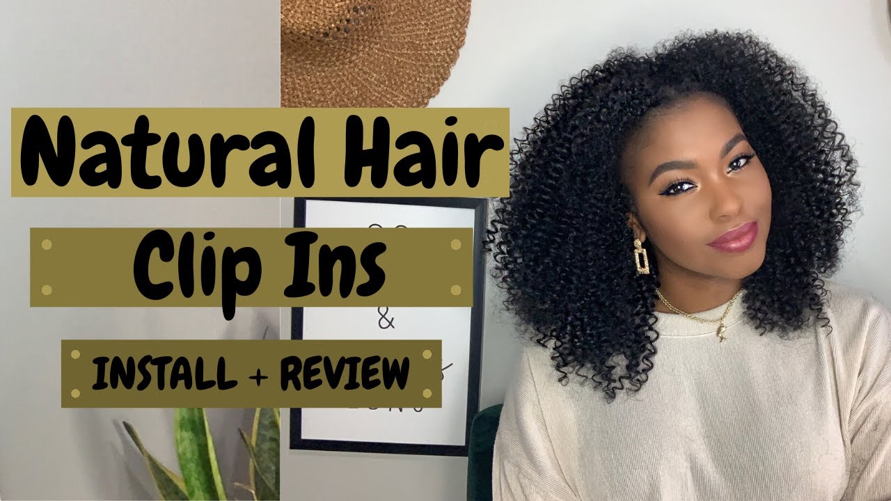 These Clip Ins Blend PERFECTLY with my Natural Hair Organique Coily