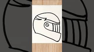 Sports Bike Helmet #art #shorts #quick #fast #drawing Sports Bike Helmet #art #shorts #quick #fast #drawing