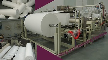 Non-woven Fabric point-breaking slitting and rewinding machine