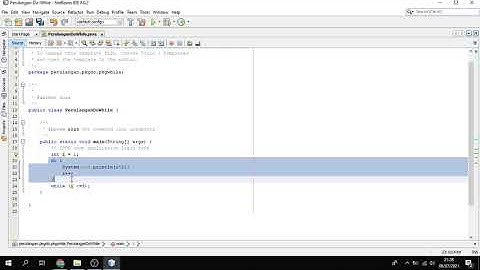 Contoh Program Perulangan Do While Pada Netbeans