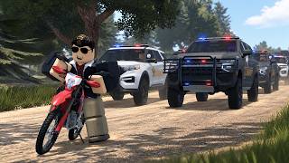 Using a DIRTBIKE to escape police in APM screenshot 4