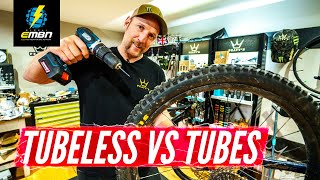 Tubeless Vs Inner Tube | What's Faster To Fix? Feat. Steve Peat