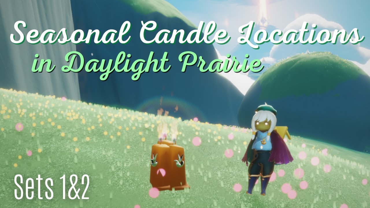 Seasonal Candles in Daylight Prairie Season of the Little Prince