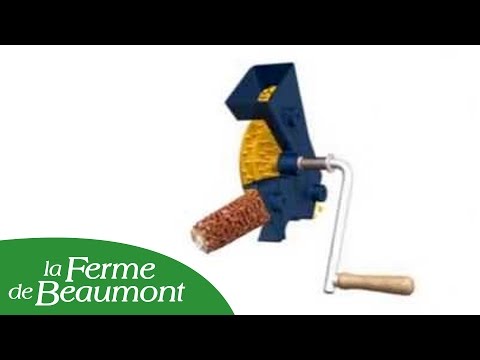 Fonctionnement de l'égreneuse à maïs Novital - YouTube