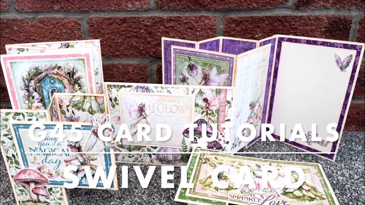 Серия обучающих материалов по созданию открыток «Fairy Boutique» — поворотные открытки