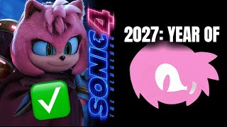 Year Of Amy Rose Confirmed 2027 From The Creator?? Sonic Movie 4 & More