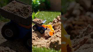 LEGO Dump Truck Loading &amp; Unloading Sand | Fun Construction Toy for Kids 🚧