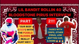 LIL BANDIT ROLLIN 40 PIRU INTERVIEW PART 2!! 🔥🔥🔥🔥