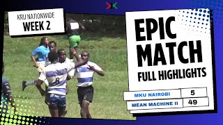 MKU NAIROBI VS MEAN MACHINE II | KRU NATIONWIDE 2025 2026 WEEK 2 MATCH HIGHLIGHTS