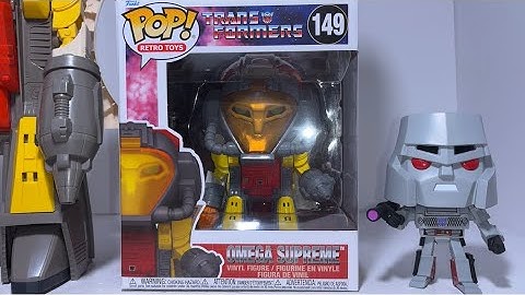 Transformers Omega Supreme large Funko pop figure review. G1 inspire 6 inch retro figure 149