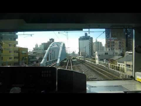 [HD・車内view]E657系　カツK-1編成　新三河島付近通過　マト115車内より