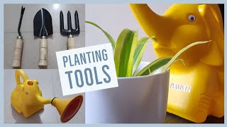 Garden Tools Gardening Tools - Fork, Trowel, Weeder And Elephant Water Can With Shower