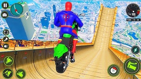 GT Merge Ramp bike racing Stunt 3D Gameplay New Gameplay trending video on YouTube viral video 