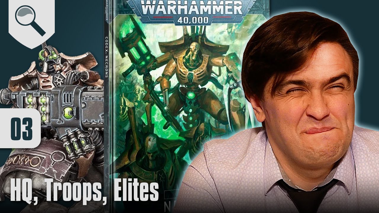 Обзор кодекса Necrons - 03 - HQ, Troops, Elites