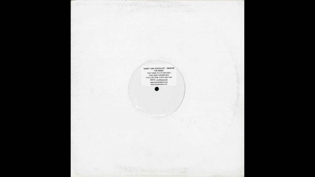 Shanks & Bigfoot – Sweet Like Chocolate (Konker Mix) 12", (1999, UK) [33 RPM  +8%]