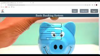 Basic Banking System | Task 1 | The Sparks Foundation | GRIP Internship Oct2022