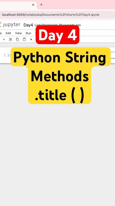 Python String Function Series# day4#python #programming # ... image.