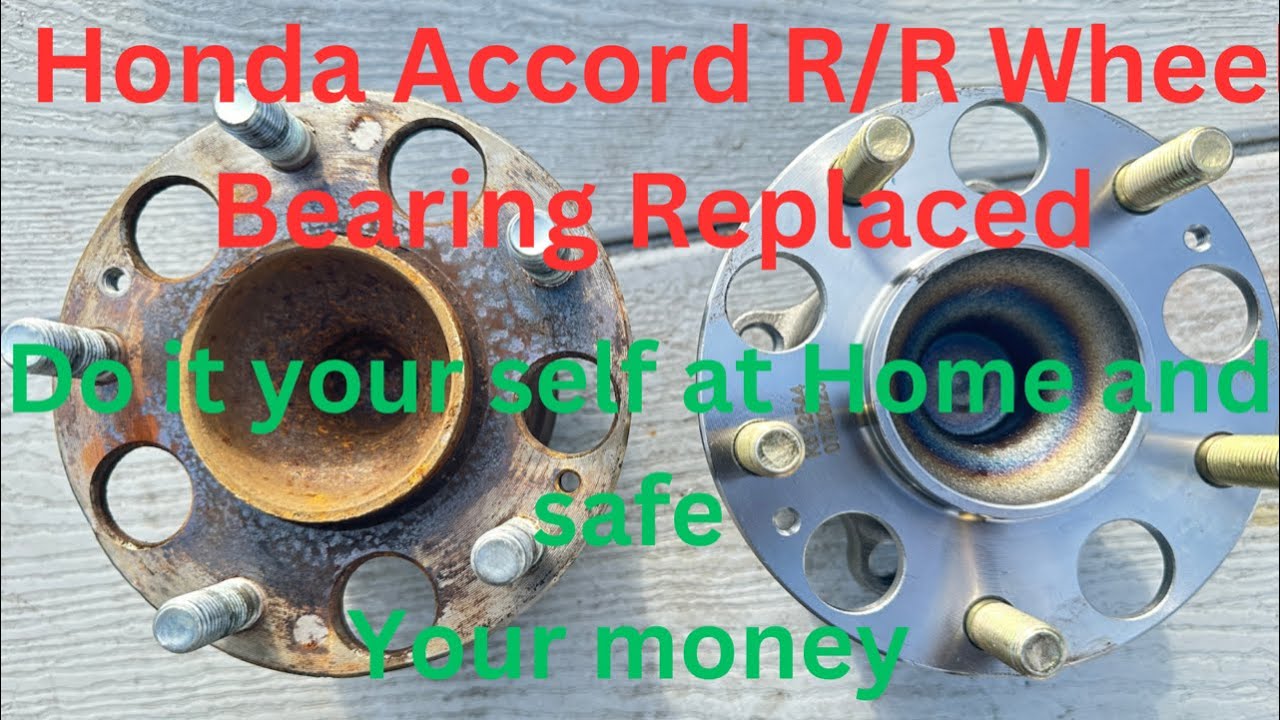How To Replace Rear Wheel Bearing & Hub At Home, 20142024 Honda Accord