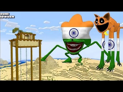 i Found Scary 🇮🇳 INDIAN CATNAP 😱 And 🇮🇳 INDIAN SONIC in Minecraft | Minecraft Lunar Moon | Part 01